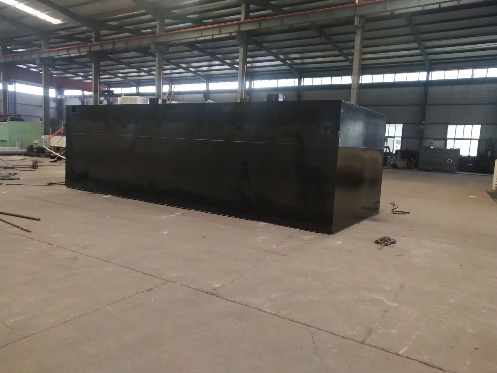 山東綠都地埋式一體化污水處理設備出貨安裝現場 山東綠都地埋式一體化污水處理設備出貨安裝現場